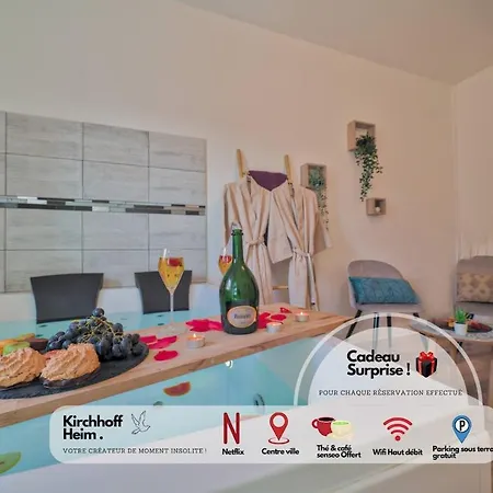 Aman Insolite Jacuzzi Parking Free Centre à 5min *